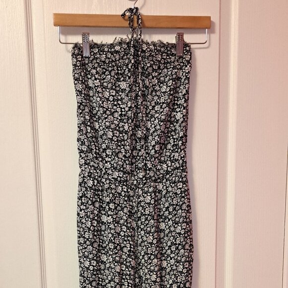 Ditzy Floral Strapless Jumpsuit - Picture 1 of 6